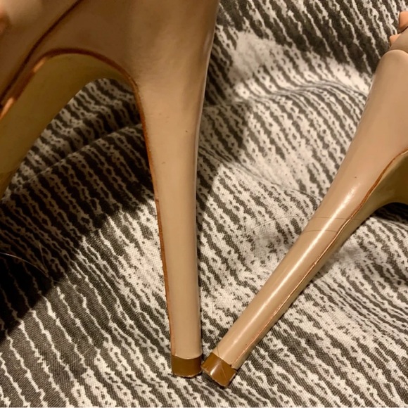 River Island Nude Studded Heels - Picture 6 of 6